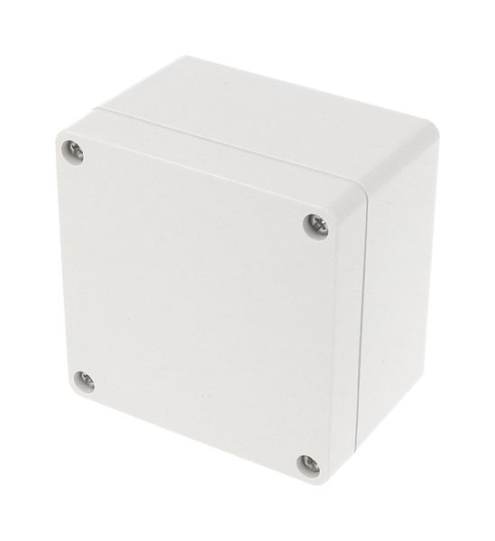 1554E2GY - Polycarbonate Enclosure 90 x 90 x 60 mm, Grey, IP66