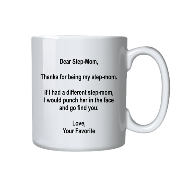 Step-Mom Gift Idea, Coffee Cup, Ideal for Mothers Day, Birthday, Christmas