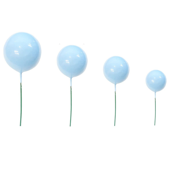 Cake Decorating Styrofoam Balls - Blue