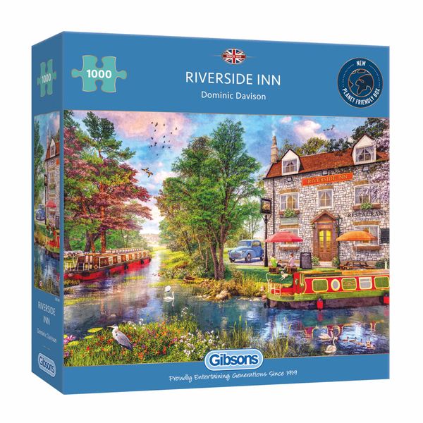 Gibsons Riverside Inn 1000 Piece Jigsaw Puzzle