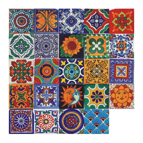 Self Adhesive Mosaic Brick Tile 3D Sticker Kitchen -10x10cm 24 Piece