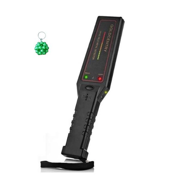GC-1002 Hand Held Metal Detector Super Scanner and Handmade Keyholder