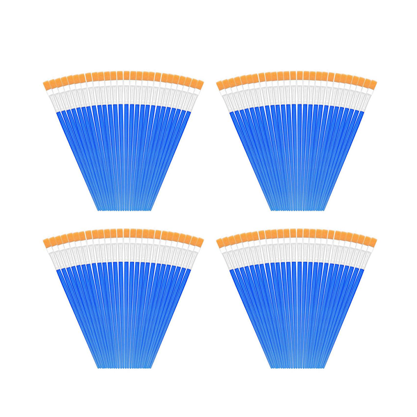 200Pcs Watercolor Small Paint Brushes Nylon For Nail Craft Art