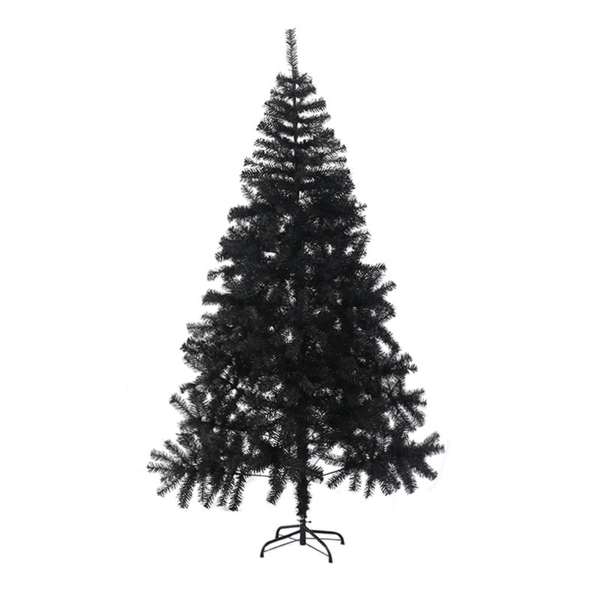 Maisonware 2.1m (210cm) Premium Black PVC Christmas Tree - 1000 Full Tips