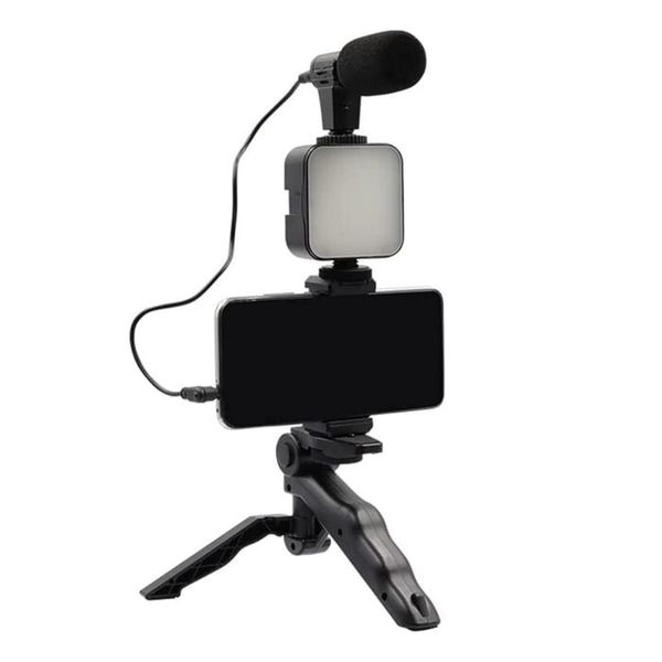 VIDEO MAKING KIT-Tripod, LED Studio Filter RGB/Warm/White Light&amp;Microphone