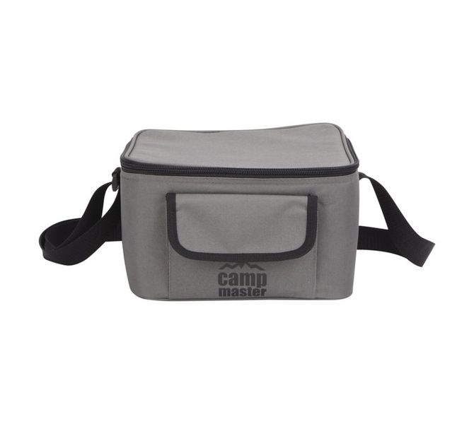 Camp Master 12 Can Medium Tier Cooler Bag Grey