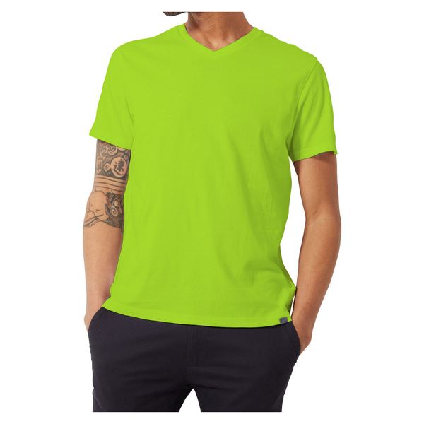 Pappa Joe - Men's V-Neck T-Shirt - Lime Green