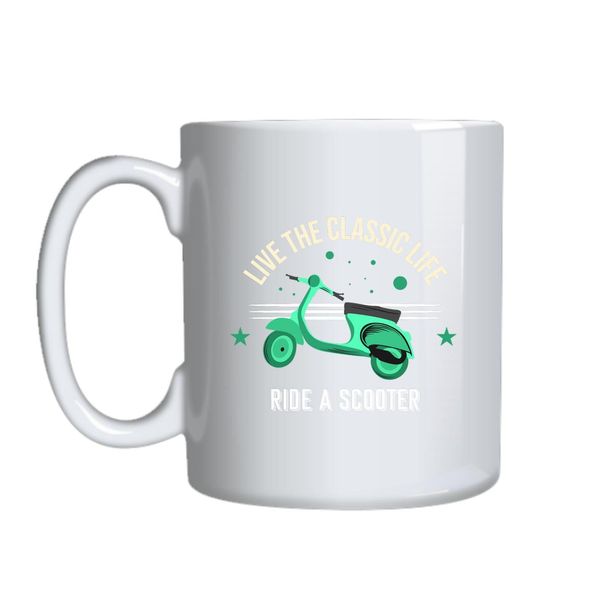 Live The Classic Life Mug Gift Idea 149