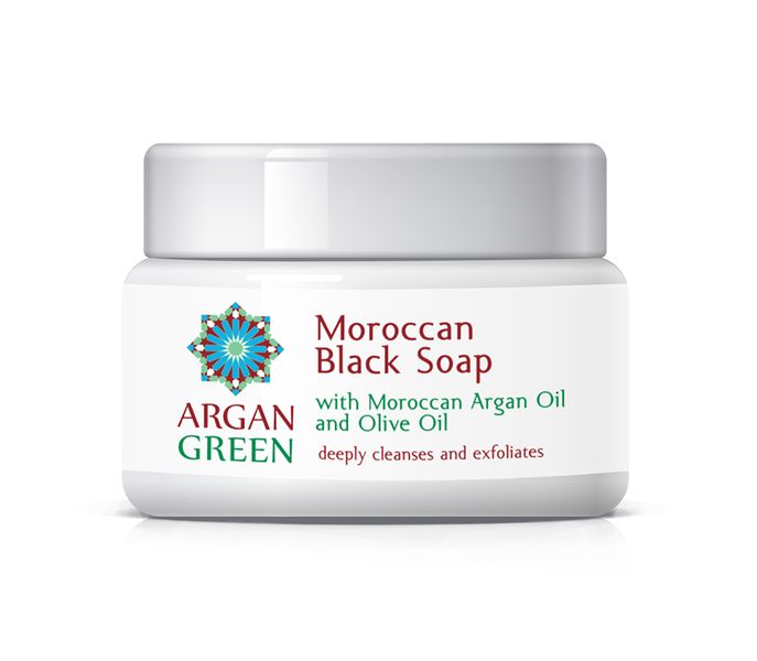 Argan Green Moroccan Black Soap - 150ml