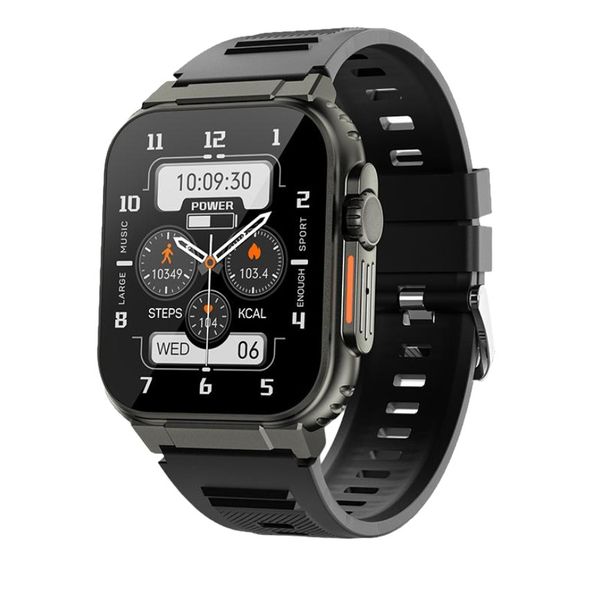 LIGE -IP68 Waterproof Luxury Smart Watch With Sport Fitness Tracker- Black