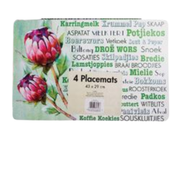 4 Piece Placemat Set