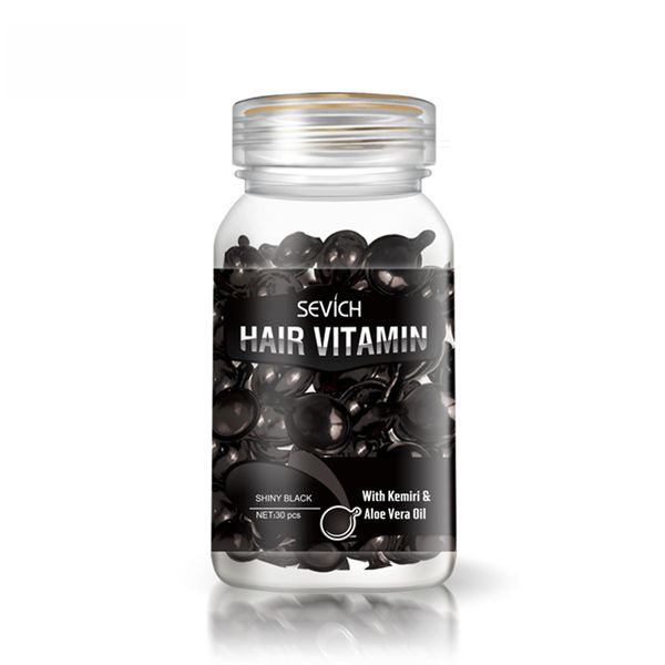 SEVICH Hair Vitamin Serum Capsule -Leave in Capsule Treatment - Black -30's