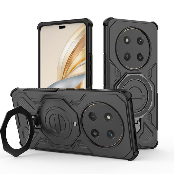 Phone Case Compatible With Honor X60 Pro Ring Stand Holder Back Cover