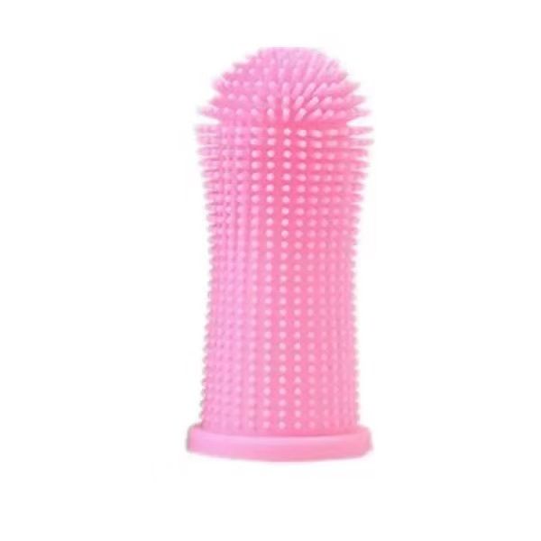 Pet Silicone Finger Toothbrush 360 Degree Cleaning Oral Cavity