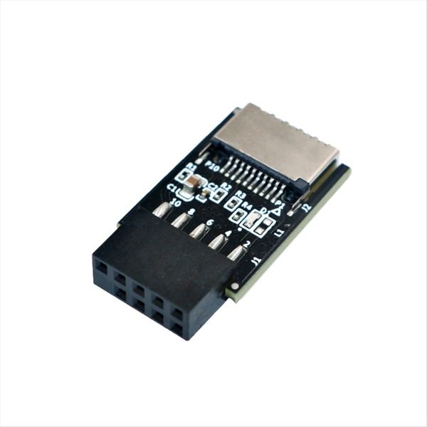 Usb 2.0 9Pin To Type-E Adapter Usb 2.0 9Pin Adapter with 5V Power Led