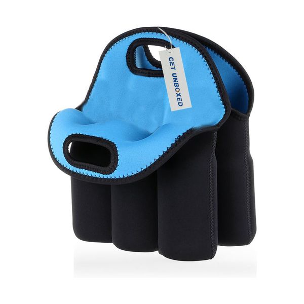 GET UNBOXED 6 Bottle Can Carrier Tote Water Beer Bottle Holder with Handle