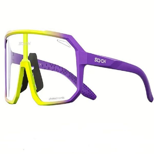 SCVCN - Photochromic Cycling Glasses - Purple &amp; Yellow