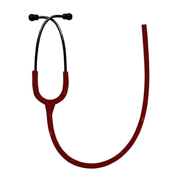 Classic Stethoscope Tubing Replacement - Burgundy with Black Coat