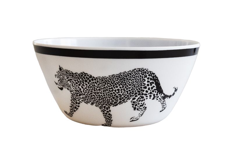 Home Classix Melamine Leopard Dessert Bowl 150mm