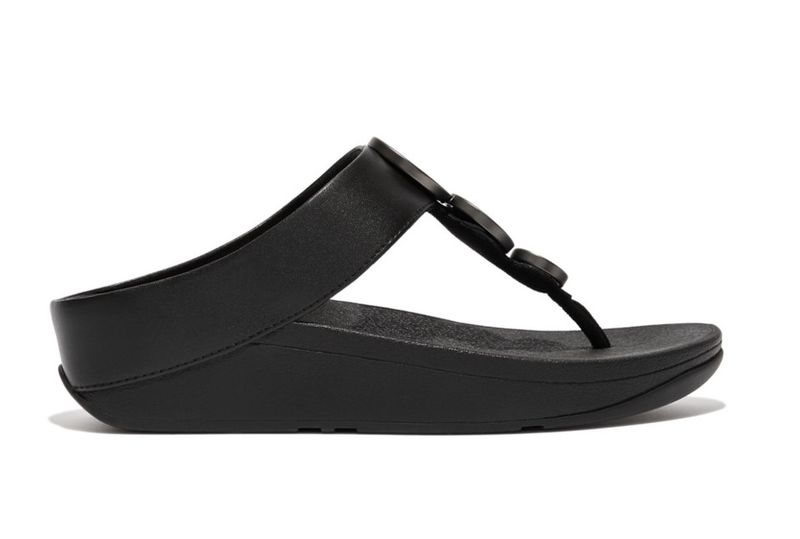 FitFlop Halo MetallicTrim All Black