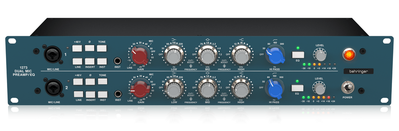 Behringer 1273 2-channel Microphone Preamplifier and Equalizer