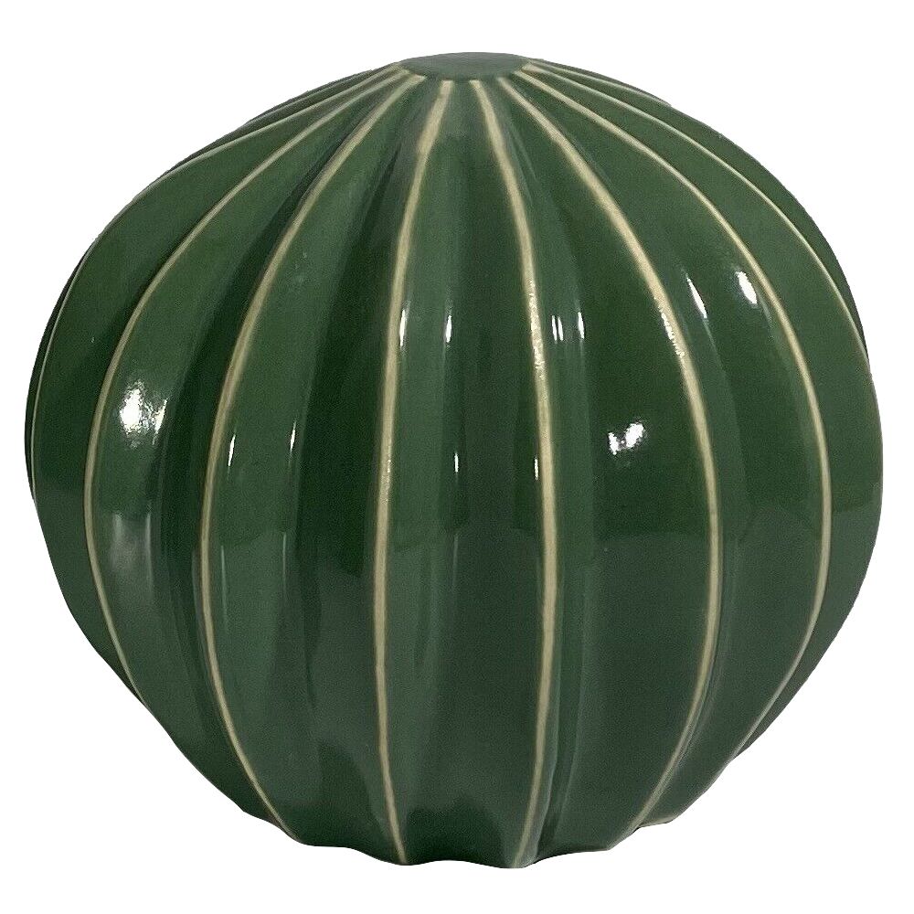 Decor Realistic Round Ceramic Rigged Succulent Cactus Ornament (11cm ...