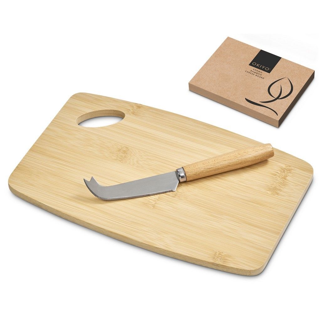 Okiyo - Edamu - Bamboo Cheese Board & Cutter | Shop Today. Get it ...