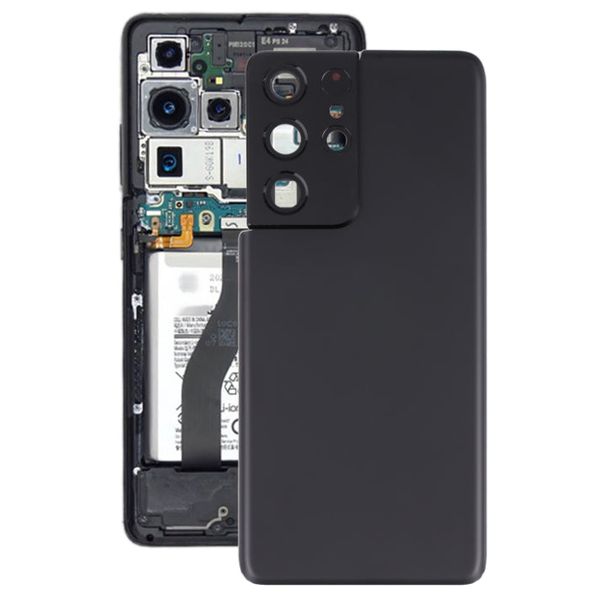 Quality BLACK Back Cover Replacement For SAM S21 ULTRA