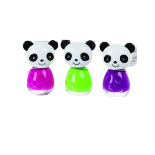Nail Polish With Panda Lid- Pack Of 3