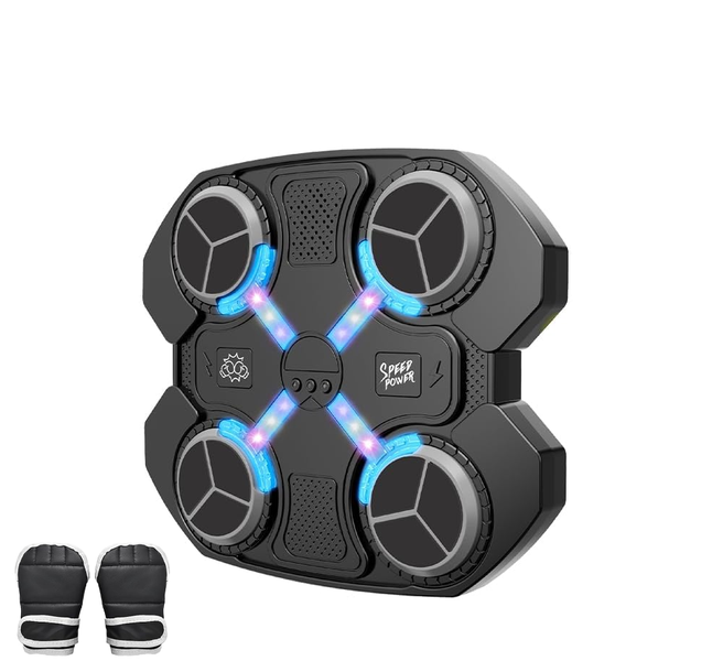 Smart Boxing Training Machine for Kids - Interactive LED Punch Pad