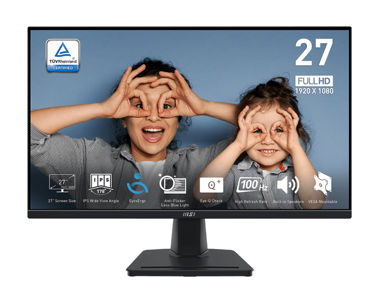 MSI PRO MP275 27' 1080p 100 Hz Full HD Flat Monitor