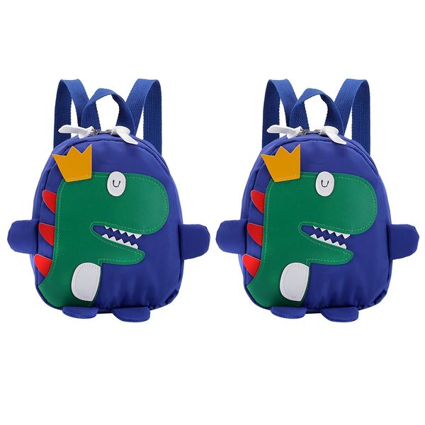 Kindergarten Bag 3D Cartoon Dinosaur Backpack New Boy Girl Bag Green