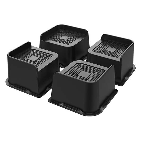 Bed Risers 3 Inch Heavy Duty, 4.8x4.8In Wide Opening Furniture Risers