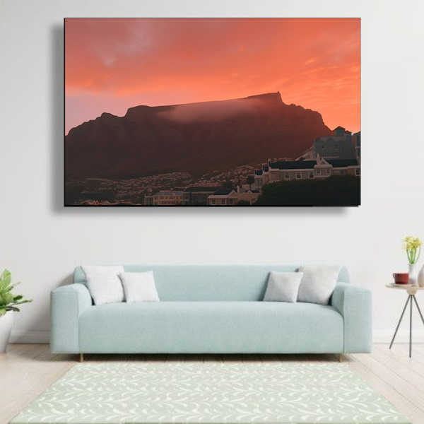 Canvas Wall Art - Table Mountain View Abstract - IM0024