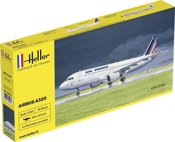 Heller 1/125 A320 Airbus Air France