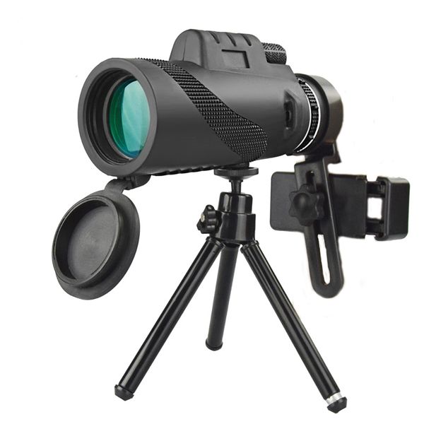 40X60 Monocular High Power Monocular Scope - Black