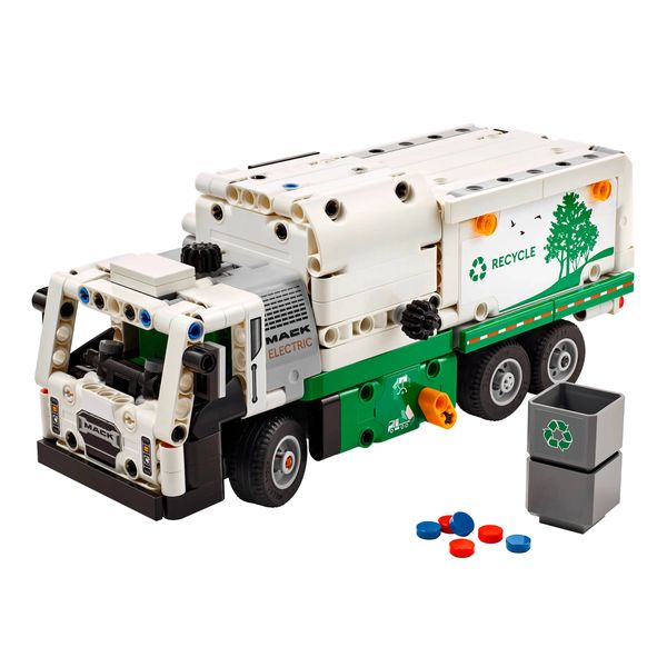 LEGO 42167 Technic Mack LR Electric Garbage Truck Toy Set - Parallel Import