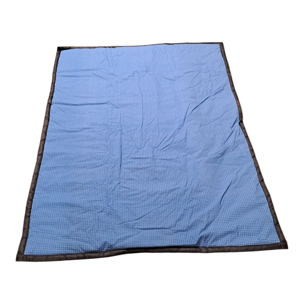 Gift Emporium Cotton Picnic Blanket - Shweshwe Blue Pattern