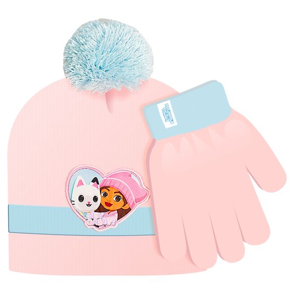 GABBY'S DOLLHOUSE By DREAMWORKS Official Licensed Beanie and Glove Set
