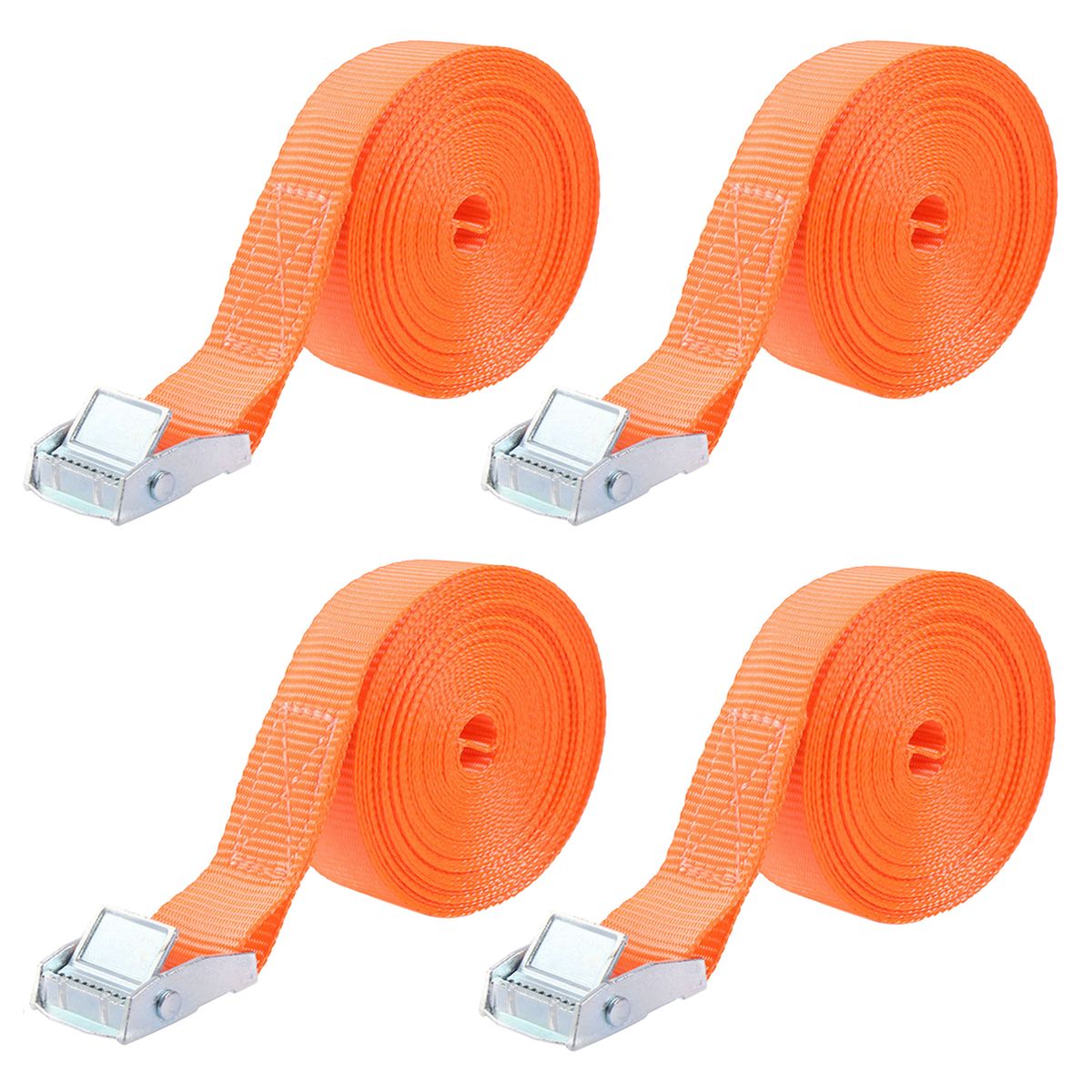 4 Piece 30cm x 5m Tie Down Straps Set