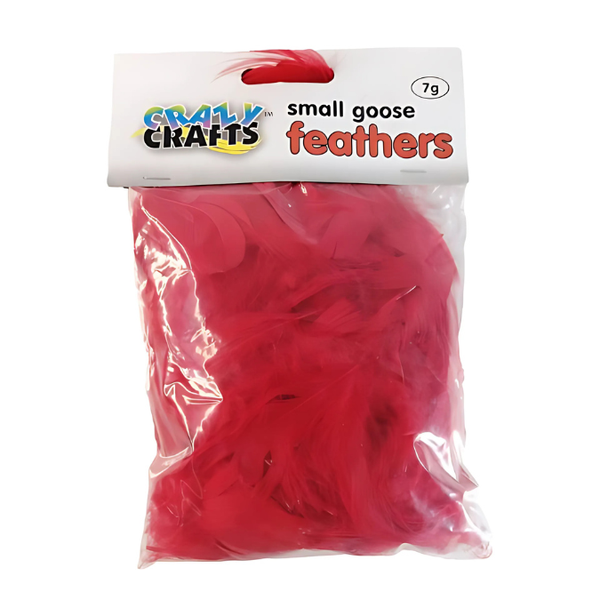 Crazy Crafts Small Goose Feathers- 7g