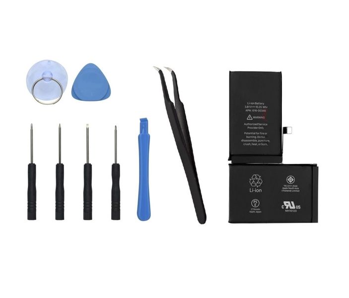 High Quality Replacement Battery For iPhone X 2716mAh + Tool Repair Kit