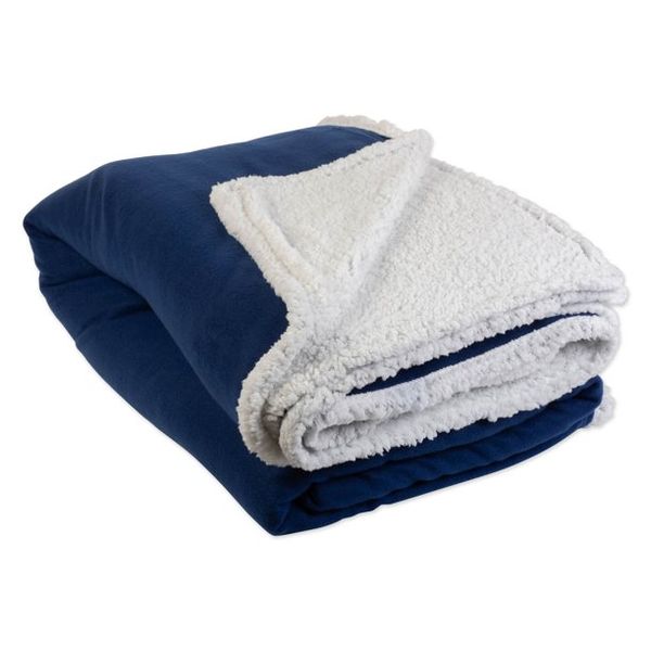 Soft Sherpa Fleece Blanket Throw (127x152cm)