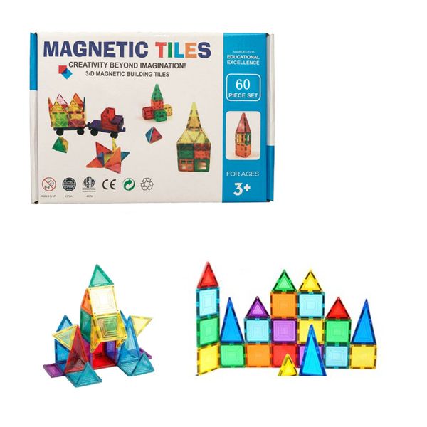 Olive Tree - Magnetic Tiles 60 Piece Set