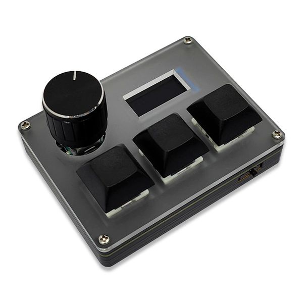 3-Key Wired Custom Keyboard Blue Axis Switch OSU Gaming Keyboard