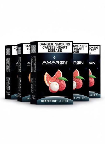 5 Pack Amaren Grape Fruit Lychee