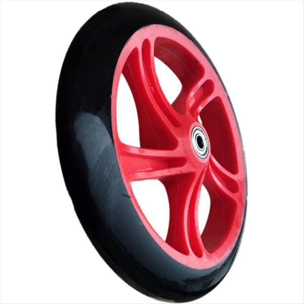 200mm Wheels with 608 Bearings for Razor and Adult KickScooters PU Solid Ti