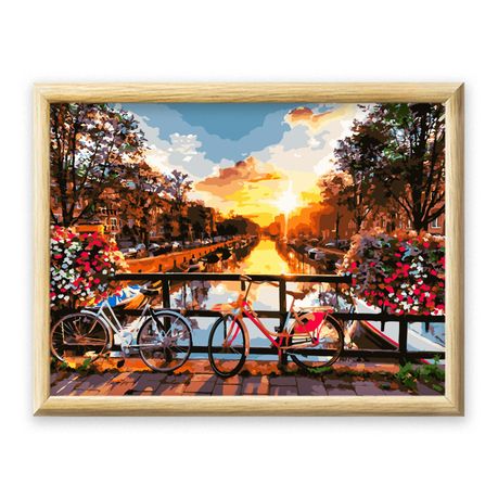 Adult Paint by Numbers with Frame, Amsterdam Canals, Shop Today. Get it  Tomorrow!