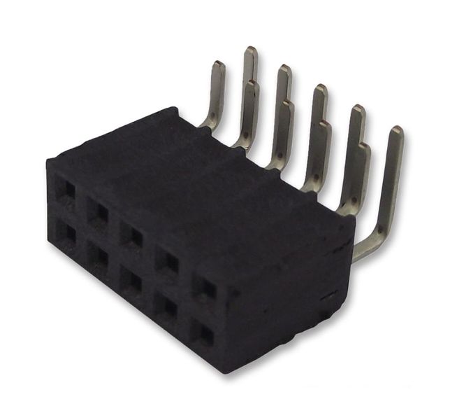 Samtec (SSW-105-02-T-D-RA) PCB Receptacle, Board-to-Board, 2.54 mm, 2 Rows