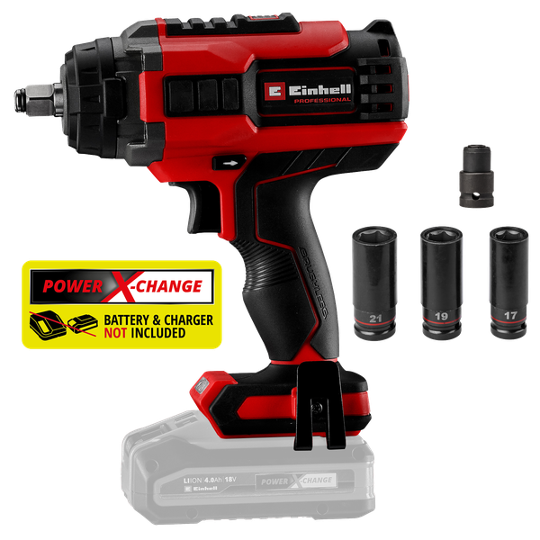 EINHELL PROFESSIONAL Cordless Impact Wrench Brushless 18 V